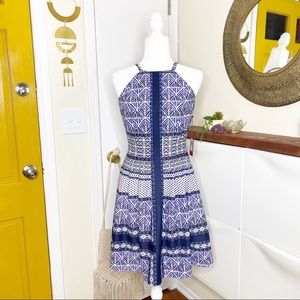 NWT Vince Camuto 6 Halter Fit and Flare Dress